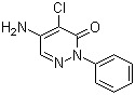 structure of CAS# 1698-60-8, Chloridazon
