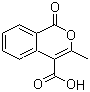 structure of CAS# 16984-81-9, 3-甲基-1-氧代-1H-异苯并吡喃-4-甲酸