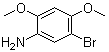 3-溴-4,6-二甲氧基苯胺分子结构 (CAS 169883-36-7)