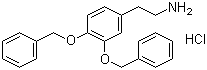 structure of CAS# 1699-56-5, 3,4-(二苄氧基)苯乙胺盐酸盐