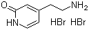 4-(2-氨基乙基)-2(1H)-吡啶酮二氢溴酸盐分子结构 (CAS 170026-03-6)