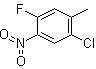 1-氯-4-氟-2-甲基-5-硝基苯分子结构 (CAS 170098-88-1)