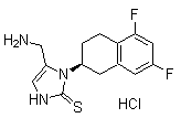 structure of CAS# 170151-24-3, Nepicastat hydrochloride