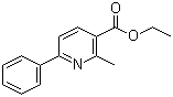 structure of CAS# 1702-14-3, Ethyl 2-methyl-6-phenylpyridine-3-carboxylate