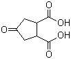 structure of CAS# 1703-61-3, 环戊酮-3,4-二羧酸