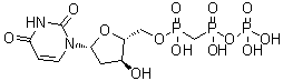 CAS # 170428-84-9, 2'-Deoxyuridine 5'-[hydrogen [[hydroxy(phosphonooxy)phosphinyl]methyl]phosphonate]