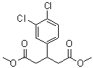 3-(3,4-二氯苯基)戊二酸二甲酯分子结构 (CAS 1704731-34-9)