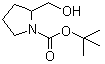 2-(羟基甲基)吡咯烷-1-甲酸叔丁酯分子结构 (CAS 170491-63-1)