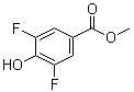 structure of CAS# 170572-47-1, 3,5-二氟-4-羟基苯甲酸甲酯