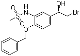 CAS # 170687-82-8, (R)-N-[5-(2-Bromo-1-hydroxyethyl)-2-(phenylmethoxy)phenyl]methanesulfonamide