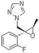 (2S-顺式)-1-[[2-(2-氟苯基)-3-甲基环氧乙烷基]甲基]-1H-1,2,4-三唑分子结构 (CAS 170715-98-7)
