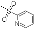 structure of CAS# 17075-14-8, 2-(甲磺酰基)吡啶