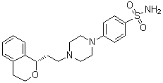 索奈哌唑分子结构 (CAS 170858-33-0)