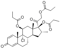 structure of CAS# 1709825-83-1, Beclometasone Dipropionate EP Impurity S