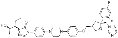 structure of CAS# 170985-61-2, Posaconazole Impurity 31