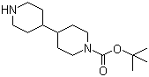 1-(叔丁氧羰基)-4,4'-联哌啶分子结构 (CAS 171049-35-7)