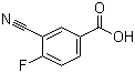 structure of CAS# 171050-06-9, 3-氰基-4-氟苯甲酸
