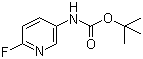 N-Boc-5-氨基-2-氟吡啶分子结构 (CAS 171178-41-9)