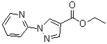 structure of CAS# 171193-35-4, 1-(吡啶-2-基)-1H-吡唑-4-羧酸乙酯