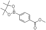 4-甲氧甲酰苯硼酸频哪醇酯分子结构 (CAS 171364-80-0)
