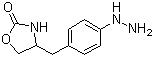 4-(4-肼基苄基)-2-噁唑烷酮分子结构 (CAS 171550-12-2)