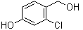 2-氯-4-羟基苯甲醇分子结构 (CAS 171569-42-9)