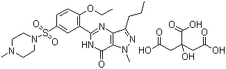 枸橼酸西地那非分子结构 (CAS 171599-83-0)