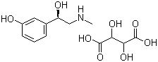 structure of CAS# 17162-39-9, 重酒石酸去氧肾上腺素