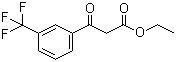 (3-三氟甲基苯甲酰)乙酸乙酯分子结构 (CAS 1717-42-6)