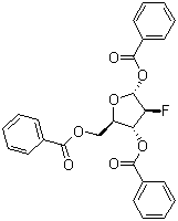CAS # 171721-00-9, 1,3,5-Tri-O-benzoyl-2-deoxy-2-fluoro-alpha-L-arabinofuranose