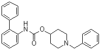 [1,1'-联苯]-2-基氨基甲酸 1-(苯基甲基)-4-哌啶基酯分子结构 (CAS 171723-80-1)