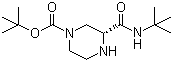 CAS # 171866-36-7, (R)-4-Boc-Piperazine-2-carboxyl-tert-butylamide, (R)-(-)-2-(tert-Butylcarboxyamide)-4-tert-butoxycarbonylpiperazine