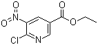 structure of CAS# 171876-22-5, 6-氯-5-硝基吡啶-3-甲酸乙酯