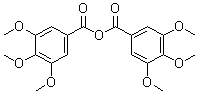 3,4,5-三甲氧基苯甲酸酐分子结构 (CAS 1719-88-6)