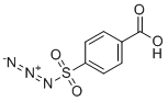 structure of CAS# 17202-49-2, 4-(叠氮基磺酰基)-苯甲酸