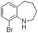 structure of CAS# 172078-42-1, 9-溴-2,3,4,5-四氢-1H-1-苯并氮杂卓