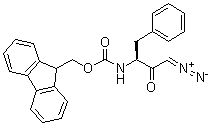 CAS # 172097-41-5, N-[(1S)-3-Diazo-2-oxo-1-(phenylmethyl)propyl]carbamic acid 9H-fluoren-9-ylmethyl ester