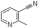 3-氰基-2-甲基吡啶分子结构 (CAS 1721-23-9)