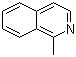 1-甲基异喹啉分子结构 (CAS 1721-93-3)