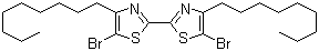 5,5'-二溴-4,4'-二壬基-2,2'-联噻唑分子结构 (CAS 172100-44-6)