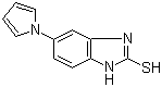 structure of CAS# 172152-53-3, 5-(1H-Pyrrol-1-yl)-2-mercaptobenzimidazole