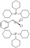 苯基亚甲基双(三环己基磷)二氯化钌分子结构 (CAS 172222-30-9)