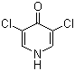 3,5-Dichloro-4-hydroxypyridine molecular structure (CAS 17228-70-5)