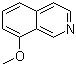 structure of CAS# 1723-70-2, 8-甲氧基异喹啉