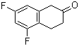 5,7-二氟-3,4-二氢-1H-2-萘酮分子结构 (CAS 172366-38-0)