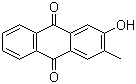 2-羟基-3-甲基蒽醌分子结构 (CAS 17241-40-6)
