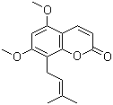 structure of CAS# 17245-25-9, 月橘香豆精