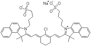 新吲哚菁绿分子结构 (CAS 172616-80-7)