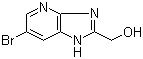 6-溴-1H-咪唑并[4,5-b]吡啶-2-甲醇分子结构 (CAS 172648-19-0)