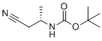 (S)-叔丁基(1-氰基丙-2-基)氨基甲酸酯分子结构 (CAS 172695-22-6)